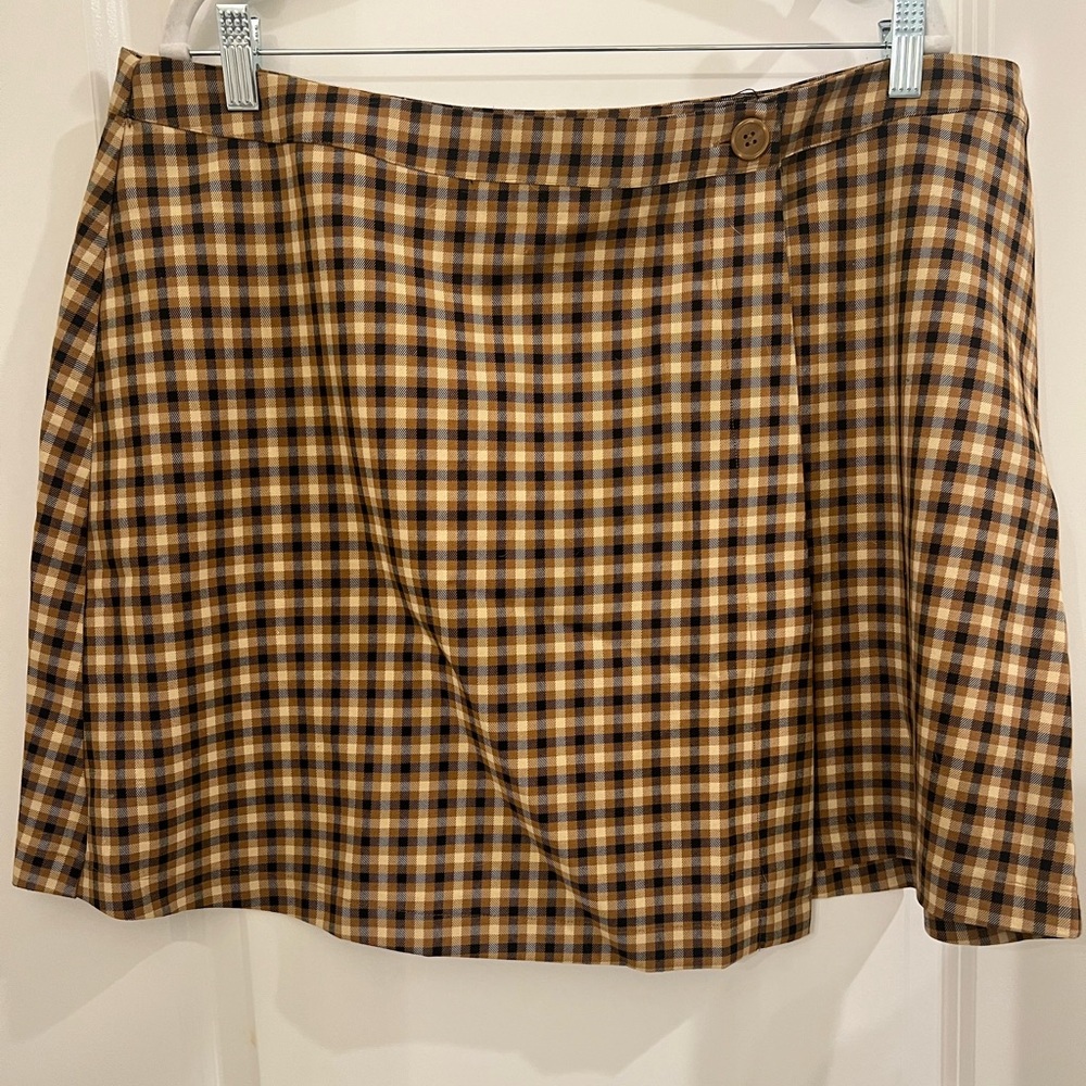 Plaid Mini Skirt
